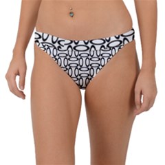 Ellipse Pattern Ellipse Dot Pattern Band Bikini Bottoms by Apen