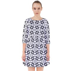 Ellipse Pattern Ellipse Dot Pattern Smock Dress by Apen