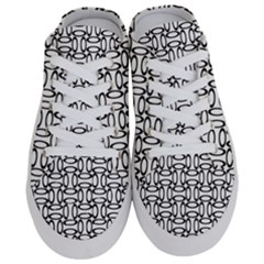 Ellipse Pattern Ellipse Dot Pattern Half Slippers by Apen