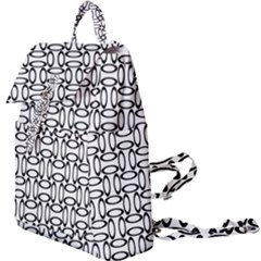 Ellipse Pattern Ellipse Dot Pattern Buckle Everyday Backpack by Apen