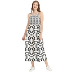 Ellipse Pattern Ellipse Dot Pattern Boho Sleeveless Summer Dress by Apen