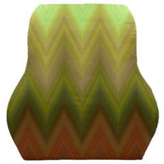 Zig Zag Chevron Classic Pattern Car Seat Back Cushion  by Apen