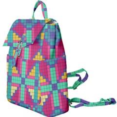 Checkerboard Squares Abstract Texture Patterns Buckle Everyday Backpack