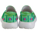 Checkerboard Squares Abstract Kids Lightweight Slip Ons View4