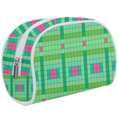 Checkerboard Squares Abstract Make Up Case (large) by Apen