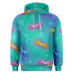 Non Seamless Pattern Blues Bright Men s Overhead Hoodie