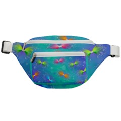 Non Seamless Pattern Blues Bright Fanny Pack