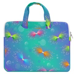 Non Seamless Pattern Blues Bright Macbook Pro 16  Double Pocket Laptop Bag 