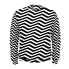 Zigzag Chevron Pattern Men s Sweatshirt