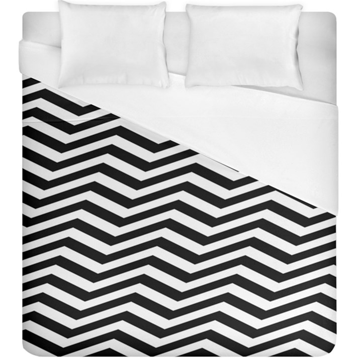 Zigzag Chevron Pattern Duvet Cover (King Size)