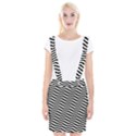 Zigzag Chevron Pattern Braces Suspender Skirt View1