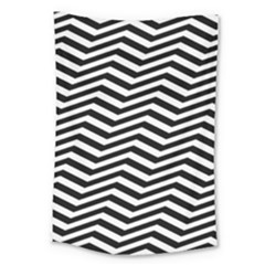 Zigzag Chevron Pattern Large Tapestry