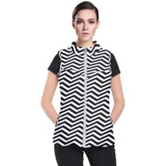 Zigzag Chevron Pattern Women s Puffer Vest