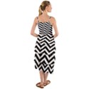 Zigzag Chevron Pattern Layered Bottom Dress View2