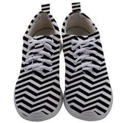 Zigzag Chevron Pattern Mens Athletic Shoes