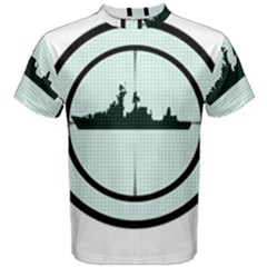 Ship Target Destroyer Warship Men s Cotton T-shirt by Pakjumat