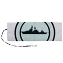 Ship Target Destroyer Warship Roll Up Canvas Pencil Holder (M) View1