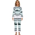 Ship Target Destroyer Warship Womens  Long Sleeve Lightweight Pajamas Set View1