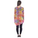 Colourful Abstract Shapes Long Sleeve Tunic  View2