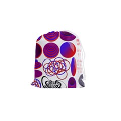 Illusion Optical Illusion Pattern Drawstring Pouch (small) by Pakjumat