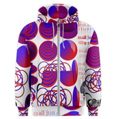 Illusion Optical Illusion Pattern Men s Zipper Hoodie by Pakjumat