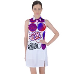 Illusion Optical Illusion Pattern Women s Sleeveless Polo T-shirt by Pakjumat