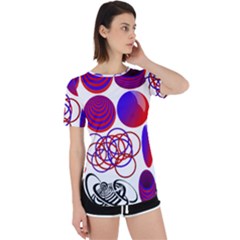 Illusion Optical Illusion Pattern Perpetual Short Sleeve T-shirt by Pakjumat