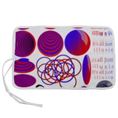 Illusion Optical Illusion Pattern Pen Storage Case (s) by Pakjumat