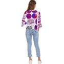 Illusion Optical Illusion Pattern Bell Sleeve Top View4