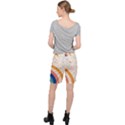 Retro Abstract Geometric Women s Pocket Shorts View2