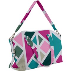 Pattern Geometric Decor Backdrop Canvas Crossbody Bag by Modalart