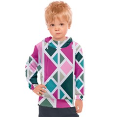 Pattern Geometric Decor Backdrop Kids  Hooded Pullover by Modalart