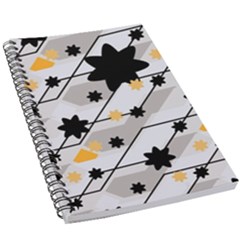 Flower Shape Abstract Pattern 5 5  X 8 5  Notebook by Modalart