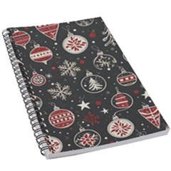 Christmas Decoration Winter Xmas 5 5  X 8 5  Notebook by Modalart