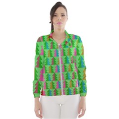 Christmas Background Paper Women s Windbreaker by Modalart