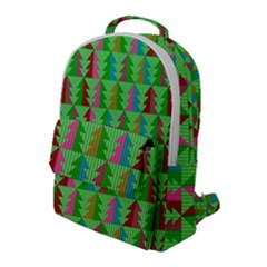 Christmas Background Paper Flap Pocket Backpack (large) by Modalart