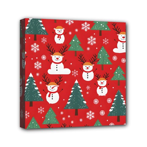 Christmas Decoration Mini Canvas 6  X 6  (stretched) by Modalart