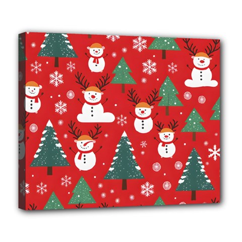 Christmas Decoration Deluxe Canvas 24  X 20  (stretched) by Modalart