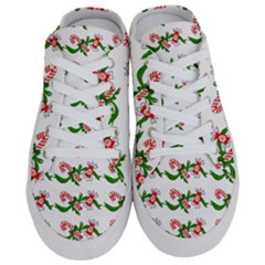 Sweet Christmas Candy Cane Half Slippers by Modalart