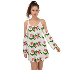 Sweet Christmas Candy Cane Boho Dress by Modalart