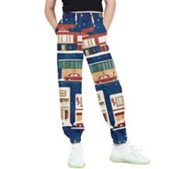 Background Mid Century Modern Kids  Joggers by Modalart