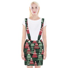 Christmas Trees Braces Suspender Skirt by Modalart