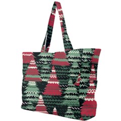 Christmas Trees Simple Shoulder Bag