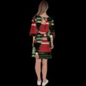 Christmas Trees Velour Kimono Dress View4