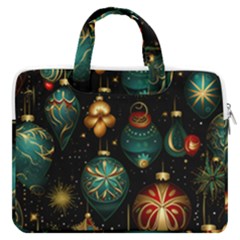 Christmas Ornaments Macbook Pro 13  Double Pocket Laptop Bag by Modalart