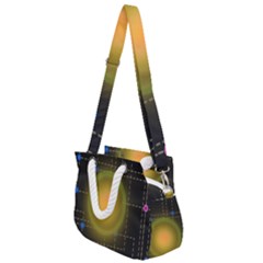 Technology System Rope Handles Shoulder Strap Bag by Modalart