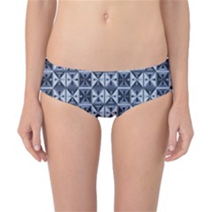 Geometric Monochrome Triangle Classic Bikini Bottoms by Bedest