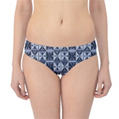 Geometric Monochrome Triangle Hipster Bikini Bottoms by Bedest