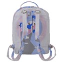 Achievement Success Mountain Clouds Flap Pocket Backpack (Large) View3