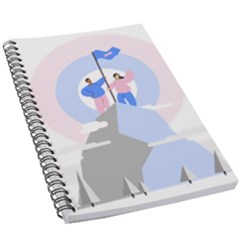 Achievement Success Mountain Clouds 5 5  X 8 5  Notebook by Modalart